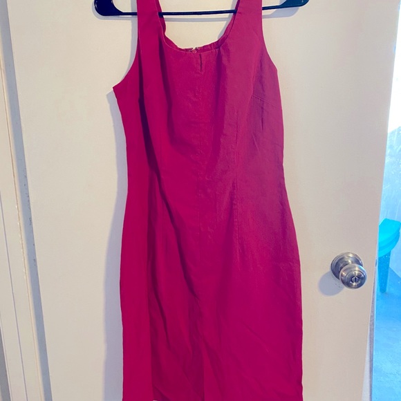 Bright Pink Express Knee-Length Dress - Picture 1 of 3